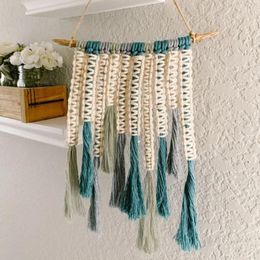 Tapestries kleurrijke macrame muur hangend tapijt boho handgeweven bohemian voor woonkamer achtergronddecoratie woningdecoratie