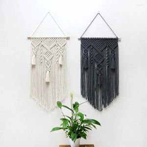 Tapisseries Cotton Design Hand Woven Mur suspendu Tapestry Bohemia Decor pour le salon de chambre à coucher