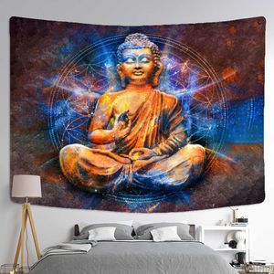 Tapisseries personnalisables bohème Religion Tarot Hippie Mandala décor à la maison indien bouddha tapisserie tenture murale