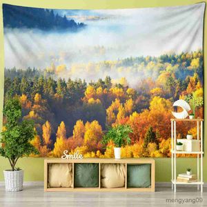 Tapisches Mangrove personnalisable Paysage Tapestry Natural Beautiful Forest Mur Hanging Art Living Room Decoration Fond R230811