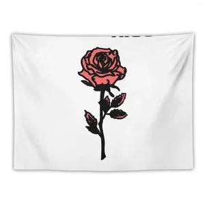 Tapisseries Daniel Ricciardo Merch Flower Tapestry Room Decorator mignon Organisation et décoration de chambre à coucher anime mignon