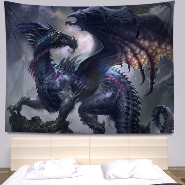 Tapisseries dragon tapisserie décoration anime anime esthétique pour la chambre dortoir du salon