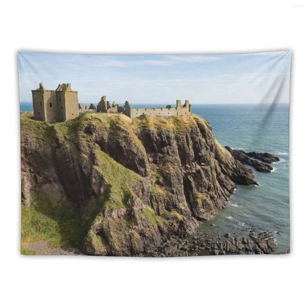 Tapisseries Dunnottar Castle Scotland Carte postale Tapisserie Décorations de chambre pour votre