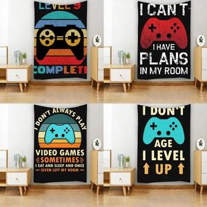 Tapestries Mode Videospellen Handschepen Console Remote Player Tapestry Wall Hanging Art Room Decor Aesthetic Slaapkamer Achtergrond