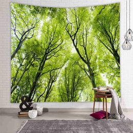 Tapisseries Forêt Tapisserie Nature Tenture Paysage Paysage Décoration Tapis Soleil Maison Chambre Esthétique Art Chambre Décor R230710