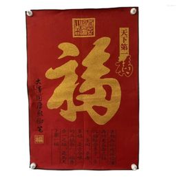 Tapisseries Fu Zi Tu rétro Tangka brodées, décoration de la maison, peinture suspendue