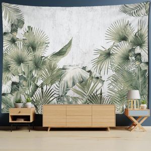 Tapisseries goyave arbre banane pantalon tapisserie mur suspendu palmier branche tropical paysage hippie tapiz dortorory tv fond décor