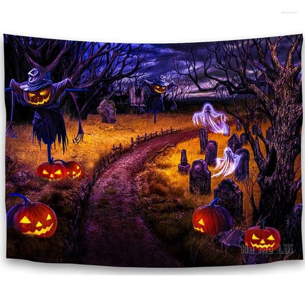 Tapisseries Halloween Effrayant Spooky Tenture Murale Par Ho Me Lili Tapisserie Et Décor À La Maison Pour Chambre Chambre