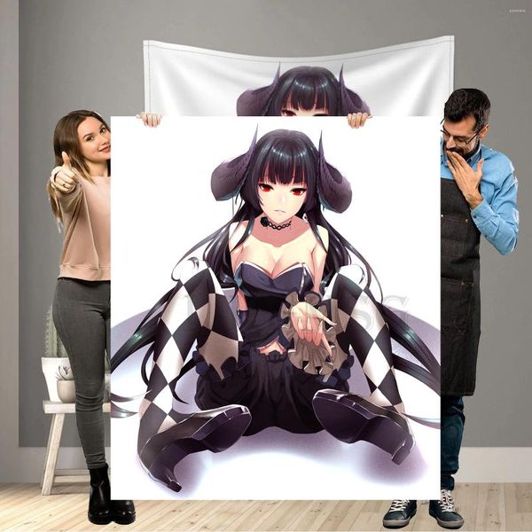 Tapices Hentai Anime Cartel Tapestry Demon Girl Lingerie Monster Sexy Adult Harem Doujin Animación Merch Wall Hanging