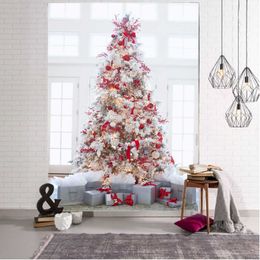 Wandtapijten Home Decor Kerstboom Wandtapijt Kerstfeest Wandtapijt Slaapkamer Woonkamer Kerst Print Wandtapijt 230x180cm tapiz