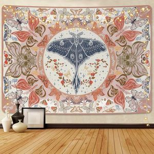 Tapestries Home Decoratie Accessoires Retro Mot Wall Tapestry Teen Indie Room Decor Esoterism Macrame HangingTapestries Tapestriestapestri