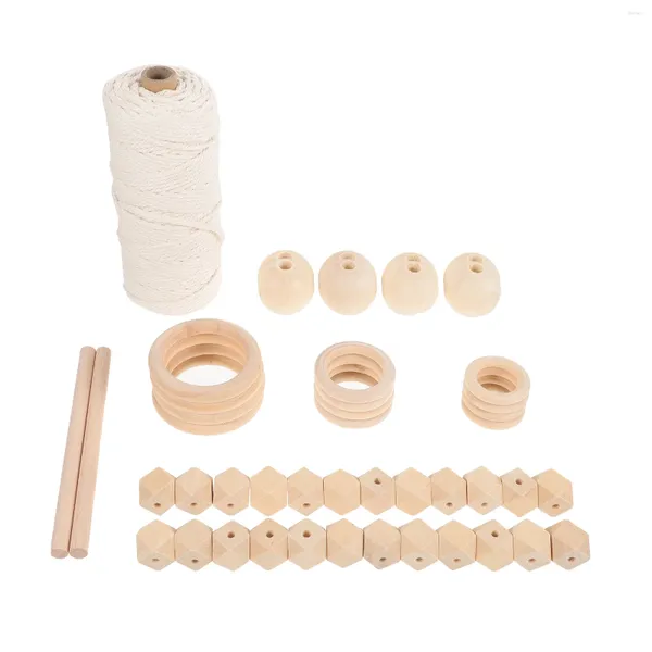 Accessoires de maison de tapisseries pour la maison à main en coton à main paquet de bricolage de bricolage kit macrame kits suspendus