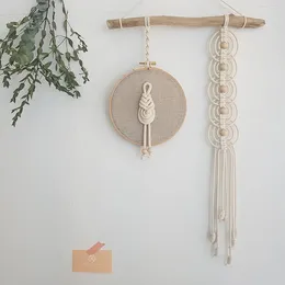 Tapisseries ins nordic style pour enfants décoration tissée à la main Petit pendentif mur créatif bébé suspension po accessoires