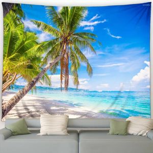 Tapisseries Island Beach Tapestry Coconut tropical Coconut