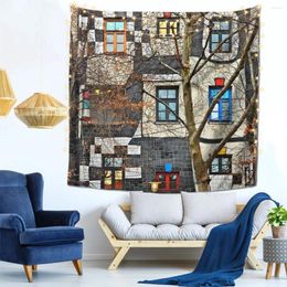 Tapisseries kunst haus wien décor wall tapestry vintage salon personnalisable cadeau de tissu doux multi-style