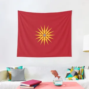 Tapestries Macedonia Kutlesh Sun Vergina Star Tapestry House Decoratie Esthetiek voor kamer thuisbenodigdheden