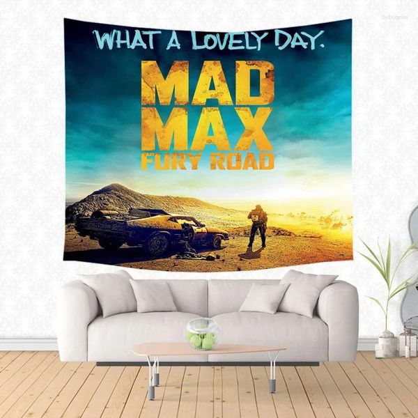 Tapices Mad Max Fury Road Wall Hanging Tapestry Bed Manta Yoga Mat de la playa Maneta Maneta de campamento almohadilla para dormir