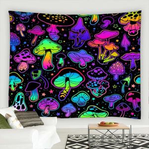 Tapisseries Magical Chample Tapestry Ghost Bat Bohemian Moon Living Room Bedroom Wall Hanging rideaux