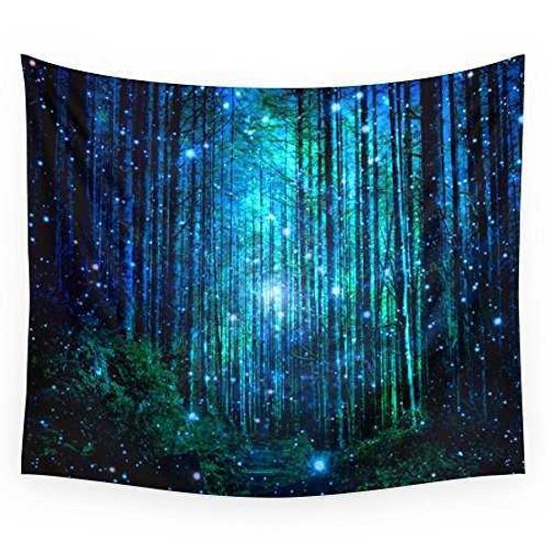 Tapices Camino Mágico Bosque Impreso Tapiz Colgante De Pared Colcha Ropa De Cama Sábana Colcha Sala De Estar Tapices Decoración De Dormitorio