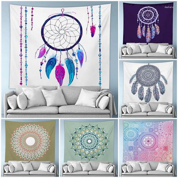 Tapisseries Mandala Tapestry Dream Catcher mur suspendu à la maison.