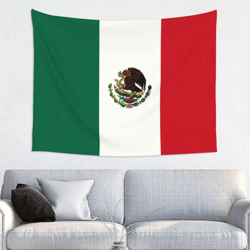 Tapestries Mexico Flag For Bedroom Dorm Hippie Wall Hanging Tapestry Home Decoration