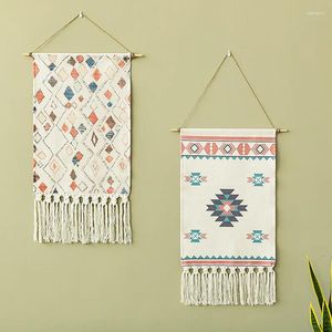 Tapices Mingyang Weaving Show Hangings Wall Outlet Tapestry European Impreso simple Four Seasons Cape universal