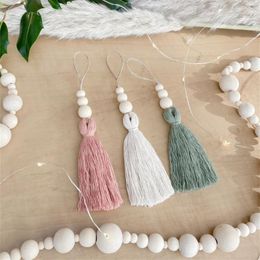 Tapisseries Mini Macramé Tenture Pure Crochet À La Main Mignon Créatif Champignon Voiture Pendentif Sac Rideau Cravate Gland Ornements Cadeau