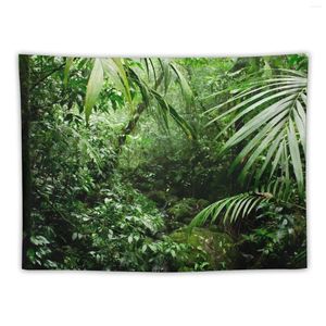 Wandtapijten Misty Rainforest Creek Tapestry Esthetische kamerdecoratie Decoratieve schilderijen Huisdecoratie