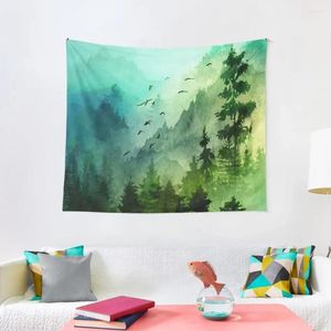 Tapestries Mountain Morning Tapestry Tapestry Aesthetic Room Decor Tapete voor het Wall Art tapijt op