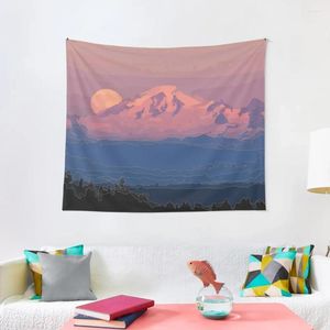 Tapestries Mountains en Moon Tapestry Decoration Room Decor Slaapkamer