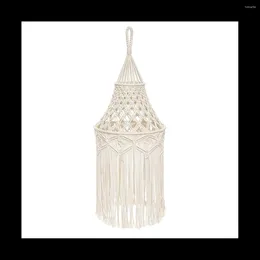 Wandtapijten Nordic Macrame Geweven Tapijt Lampenkap Boho Hanglamp Cover Plafond Hanglamp Voor Thuis Slaapkamer Decoratief