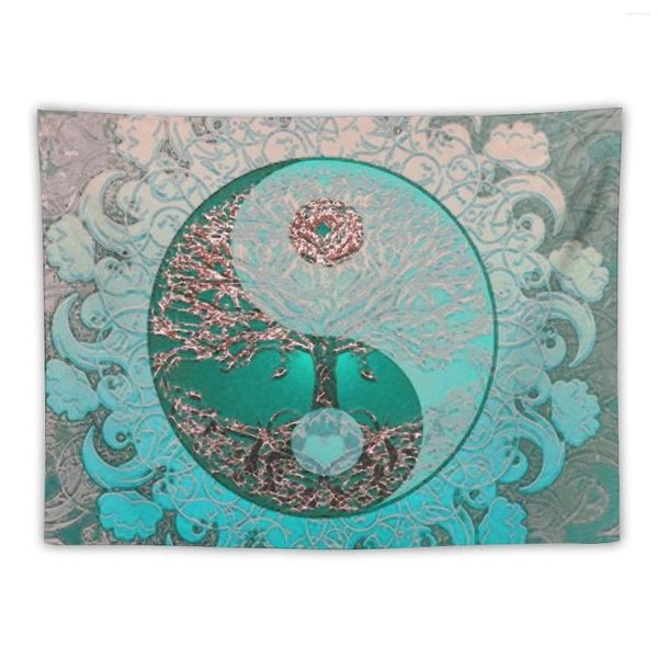 Tapices Ocean Yin Yin Yang Tapestry House Decorations para su habitación