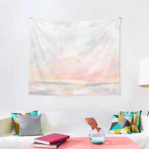 Tapices ABOMO - Pink and Grey pastel mareado Tapestry Decorativo Mural Art personalizado lindo