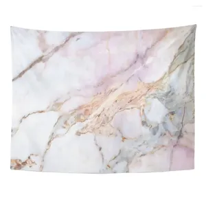 Tapisseries en marbre rose et blanc, tapisserie grise à la mode, Art moderne, couverture murale en tissu, décoration de salon et de chambre à coucher