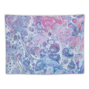 Tapisseries Purple et Blue Marble Tapestry Room Decor for Girls Wall Art Wallpaper Anime