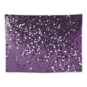 Tapisches Purple Glitter Dream # 1 (fausse paillette) #shiny #decor #art tapisry wall tapis home décoration accessoires décor esthétique