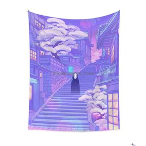 Tapisseries Romantic Home Kawaii Architecture Room Decor Tapestry Hippie Rame Wall Hanging Decoration Tarot Tapestryhome Drop Livrot Dhcak