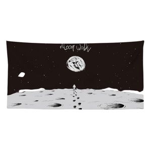 Tapestries Simple Modern Tapestry Universe Creative Nordic Style Black Galaxy Large College Dorm Tapisserie Room Decor EB50GT