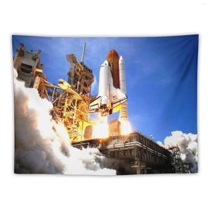 Tapisses Space Navet Launch Tapestry Wallpaper Wall