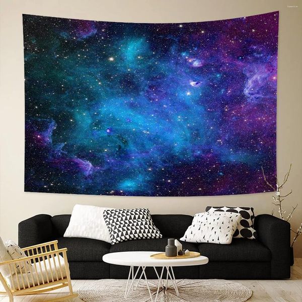 Tapices Starry Sky Galaxy Tapestry 3d Space Wall Hanging Home Decor Matchelth para sala de estar dormitorio dormitorio