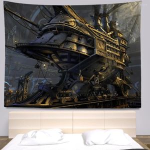 Wandtapijten Steampunk Anime Tapijt Bohemen Hippie Kamer Decoratie Grote Muur Doek Lakens Gordijn Ondersteuning Maatwerk