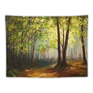 Tapisseries Summer Forest Tapestry Room Decoration Accessoires décorations esthétique