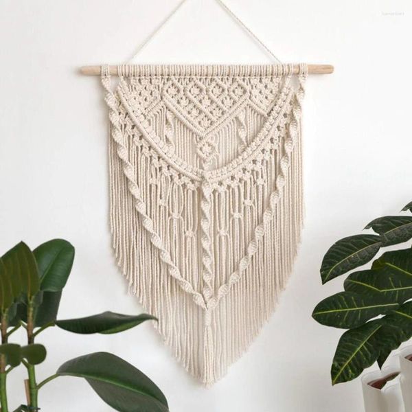 Tapisseries sweet macrame murd rideau de suspension valance boho shabby chic bohemian décor tissé tapisserie pour la maison