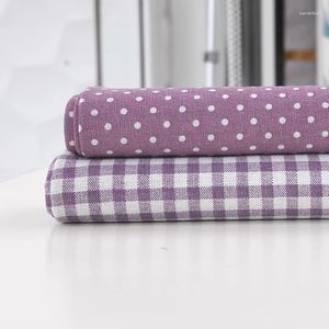 Tapisseries nappe coton lin tissu Art violet grille japonais et coréen dîner bureau étudiant dortoir fille coeur