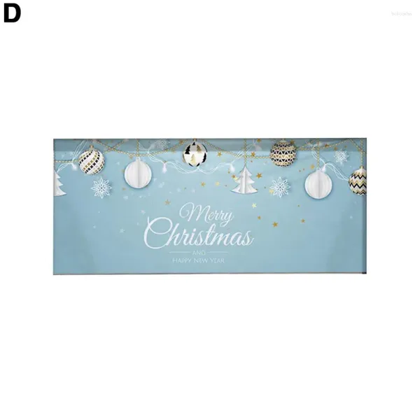 Tapisseries Tapestry Decoration Exquise Christmas Style Garage Garage Door Cover avec Rich Color Party