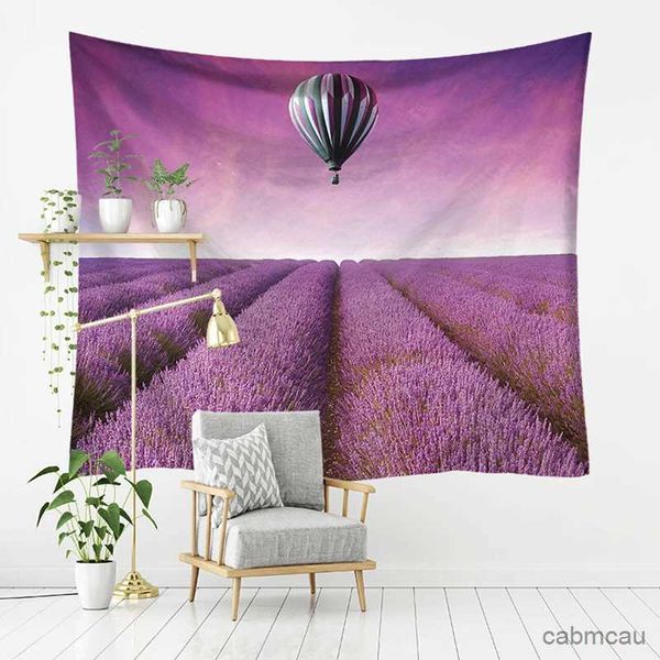 Tapices Tapiz Serie Púrpura Fondo De Lavanda Tela Colgante Decoración Para La Sala De Estar Del Hogar Dormitorio De Niñas Tapices De Pared Decorativos Para La Mesita De Noche