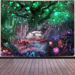 Tapestries Tapestry Room Decoratie Accessoires Boerderij Home Hippie Decor Boheemian Curtains Meditation Collgar en La Pared