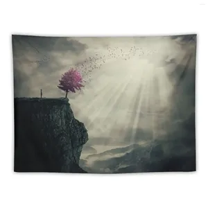Tapestries De Tree of Life Tapestry Decoration Esthetic Decor for Room