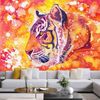 Tapisseries Tiger Tapestry Animals peinture Draw Culture Home Decoration Gift Gift Souvenière Art mural pour la chambre Drop 221006