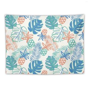 Wandtapijten Tropische Ananas Patroon Wandtapijt Esthetiek Voor Kamer Woondecoratie Accessoires Behang Slaapkamer Esthetische Decoratie